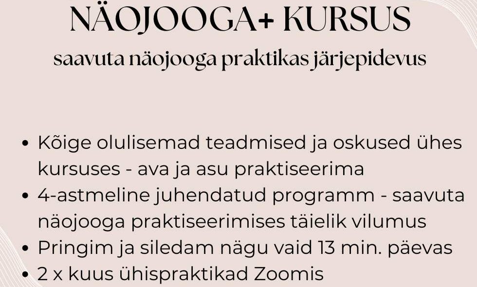 Näojooga+ kursus